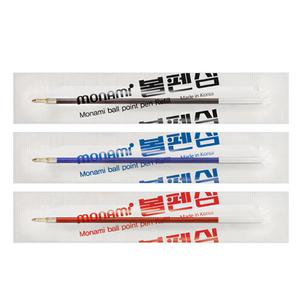 모나미 유성볼펜 영심 153 리필심 0.7mm 12개 리필