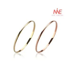 나인주얼리 18k 엥게이지1 반지 레이어드링 금반지