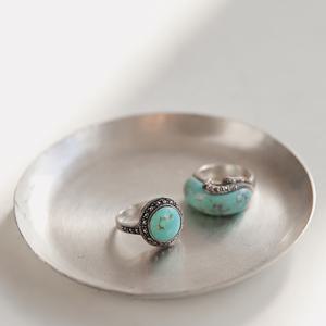 [기타]바이데이지 04Br0193 12월탄생석 터키석 실버반지