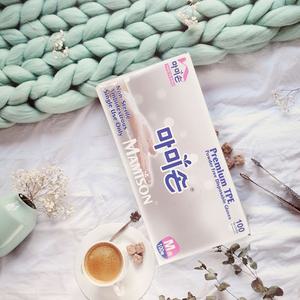 마미손 TPE장갑 위생비닐장갑 100매 소 중 대