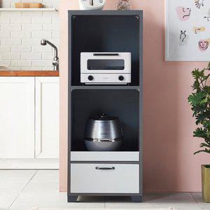 [케어퍼니처]파울 렌지대 전자렌지 에어프라이어 수납장 밥솥장 밥통다이 500