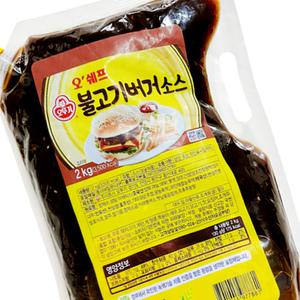 분이네 오뚜기 불고기버거소스 2kg 불고기양념 햄버거소스