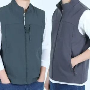 봄 여름 작업복 조끼 바람막이 작업 기능성 아웃도어 등산 등산복 단체 일복 배달 포켓 스판 주머니많은 빅사이즈