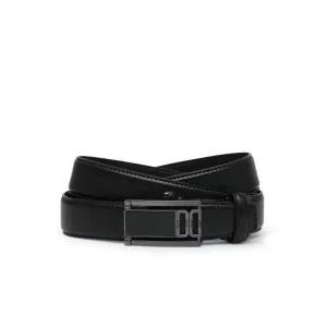 [롯데백화점]닥스 액세서리 [선물포장] 블랙 트윌 엠보 남성 자동벨트 DBBE2F834BK