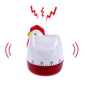 태엽 (쿠킹타이머 꼬꼬닭) 수동 알람 아날로그 공부 스터디 문제 풀이 시간 타이머 시계 닭