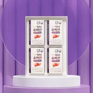 [쇼핑백 포함] 현빈 닥터슈퍼칸 밀크씨슬루테인 4개월분 GIFT 선물세트 실리마린