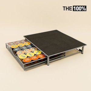 돌체구스토 캡슐 보관함 논슬립 서랍형 36구 그레이 홀더 거치대 디스펜서