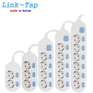 링크탭 2구 3구 4구 5구 6구 모음 개별 스위치 1.5m 3m 5m 16A 2800w 국산 절전형 멀티탭