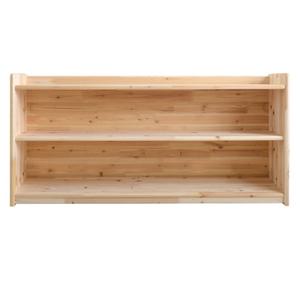 [롯데백화점]라움가구 웰우드 딩고B 삼나무 속 깊은 낮은 2단 책장