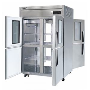 라셀르 간냉식 양문형 냉장고 45박스 냉장 4칸(4유리도어) LP-1045R-2G