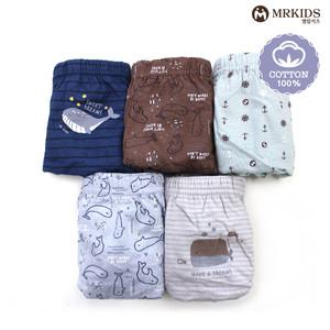 [물랑루즈] 엠알키즈 고래의꿈 남삼각/남아팬티/순면/삼각