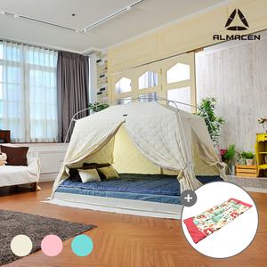 알마센 이글루 난방텐트 알루미늄폴대+슬리핑백 콤보상품 보온 방한텐트 파자마파티