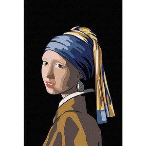 [아트조이]진주귀걸이를한소녀 (캔버스)(이젤) 명화그리기 10x15 (퍼즐사랑)