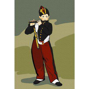 [아트조이]피리부는 소년 (캔버스) (이젤) 명화그리기 10x15 (퍼즐사랑)