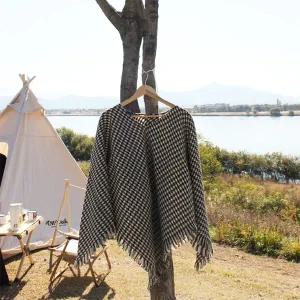 [대구백화점] [소브라노]캠핑 피크닉 하운드투스 망토판초담요(DH-060ACP)