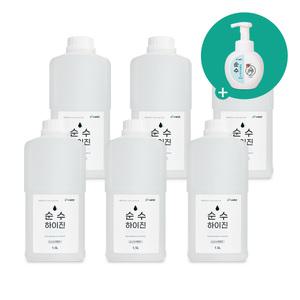 비츄인 순수하이진 살균소독제 1.5L 6개1박스 미산성차아염소산수 가정용 업소용 리필용 B009
