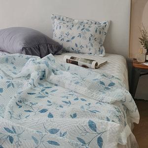 룸마이룸 썸머리프 시어서커 리플 홑이불 SS /블랭킷