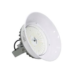 에어텍 고효율 LED 공장등 DC 200W 산업용 방진 갓등 IP68 국산 체인형 원형 고천장등 강당 체육관 투광기