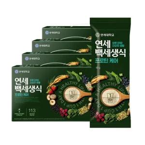 연세 백세생식 단백질 프로틴 케어 40g, 21포, 4상자 (총84포)