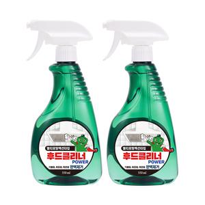 은나노스텝 후드클리너 파워 550ml x 2개 기름때 제거 다용도 세정제 청소