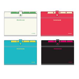 모닝글로리 간편 5분류 도큐멘트 화일 아코디언 포켓 파일 5포켓