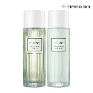 [10%+카드12%] 김정문알로에 큐어 피토 그린 토너+에멀젼 130ml