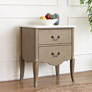 [버지니아]다니엘 협탁 침대사이드테이블 엔틱베이지