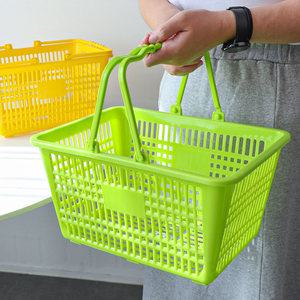 쇼핑 바구니 AA 플라스틱 시장 마트 편의점 장바구니(주