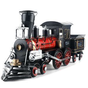 철제 증기기관차 장식 클래식 카페 인테리어 모형 기차