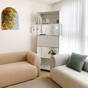 [기타]수납선반장 인테리어장식장 미드센튜리가구 높은수납장 모던가구 모듈수납장