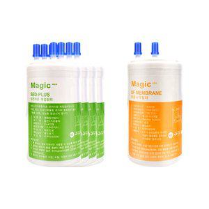 [필터테크]코웨이 CP-7200N 1년세트 정수기필터호환 개조형 프리미엄플러스 3인치 단방향 (UF)