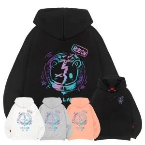 엘라모 3H 네온베어 후드티 남녀공용 빅사이즈 M~4XL