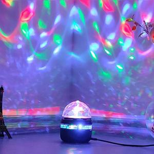 360도 회전 USB 미러볼 차량용 가정용 파티조명 핀볼 싸이키