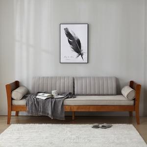 스코나 어그린 아쿠아텍스 패브릭 원목 벤치 소파베드 침대