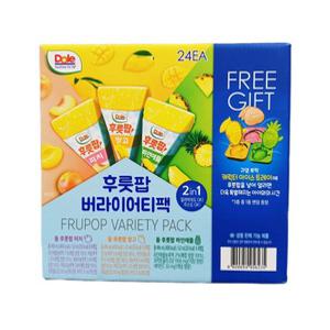 Dole 돌 후룻팝 버라이어티팩 62ml x 24개
