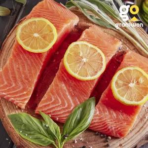 훈연향 가득 코호 훈제연어필렛 1.1kg 훈제 연어 회