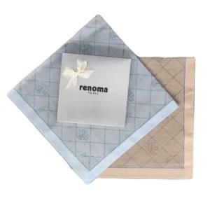 [롯데백화점]레노마 남성 선염 손수건 RED9202