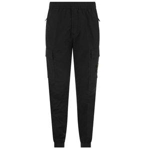 [스톤아일랜드]23FW 와펜 패치 카고 조거팬츠 블랙 101531303 A0029