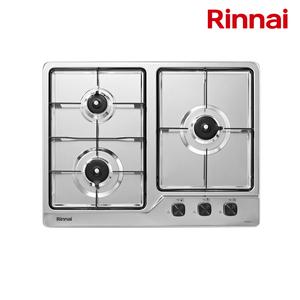 린나이 빌트인 3구 쿡탑 가스렌지 스테인레스 상판 건전지 교체형