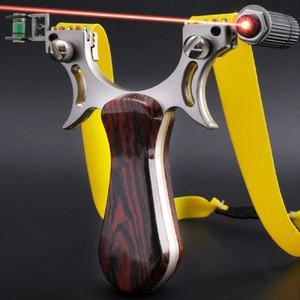 전문가용새총 가벼운 레이저새총 저격용 사냥용 고무줄 새총 슬링샷