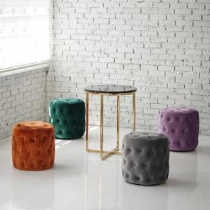 [핫트랙스]CZ4811 인조대리석 원형 골드 테이블 500 2colors