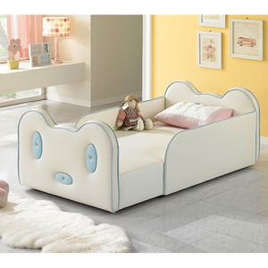 초등전까지 남아여아용 안전가드 가죽 키즈침대(2색) 어린이 유아동 유아 아가