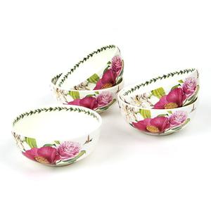 본차이나 도자기 대접 5P(대장미) 세트 / 국그릇 세트 국대접 대접시