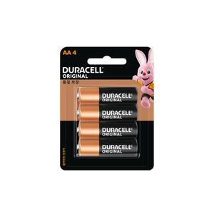 듀라셀 알카라인 카드 건전지 AA 4개입 10개