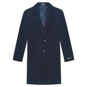 [레노마 옴므]레노마 울캐시혼방 체스터 코트 네이비 RLLPBH55A