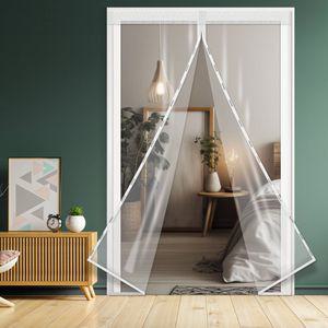 투명 방풍비닐커튼 벨크로일체형 현관바람막이 110x210