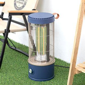 TCK 원통형 고효율 카본히터 0.8kW 회전형 270도 열반사 전기히터 난로 캠핑