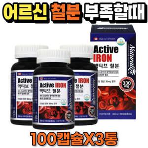 철분 부족할때 노인 어지럼증 필수 영양소 캐나다 액티브 어르신 30대 여성 월경 철분 손실