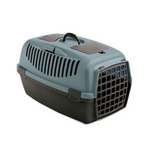 강아지 캐리어 걸리버2 스틸블루 중형견 차량 이동장 애견이동장 강아지캐리어 캔넬 고양이켄넬