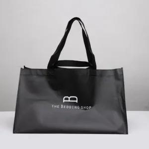 더베딩샵 타포린백 대형 장바구니 마트 휴대용 시장 쇼핑 코스트코 이케아 가방